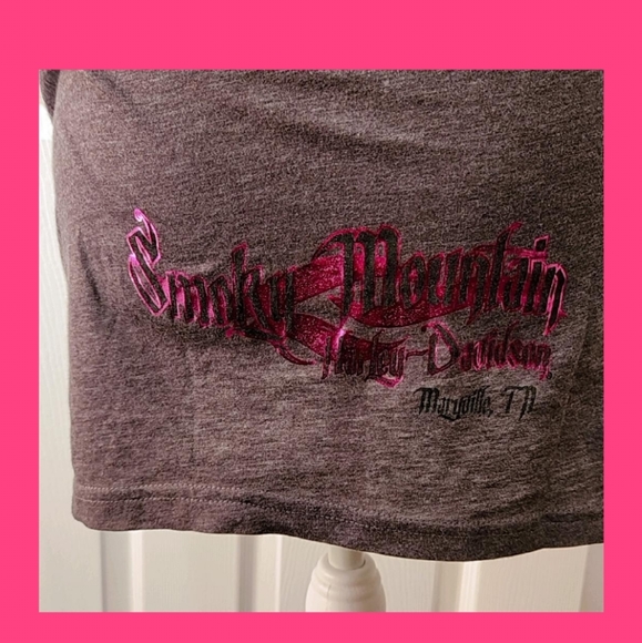 HARLEY DAVIDSON Womens TSHIRT. SMOKY MOUNTAIN - Picture 5 of 6